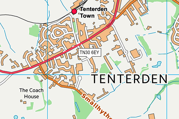 TN30 6EY map - OS VectorMap District (Ordnance Survey)
