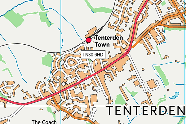 Map of TENDERDEN THE BEAUTY RITUAL LTD at district scale