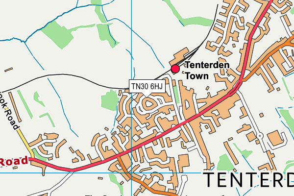 TN30 6HJ map - OS VectorMap District (Ordnance Survey)