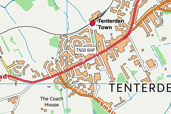 TN30 6HP map - OS VectorMap District (Ordnance Survey)