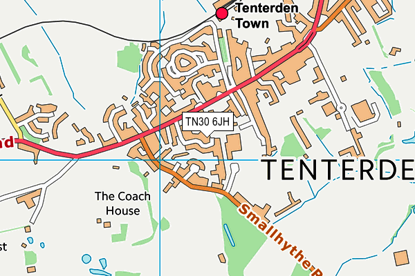 TN30 6JH map - OS VectorMap District (Ordnance Survey)