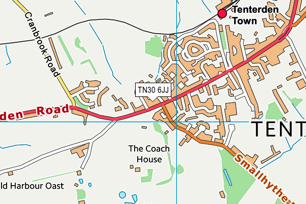 TN30 6JJ map - OS VectorMap District (Ordnance Survey)