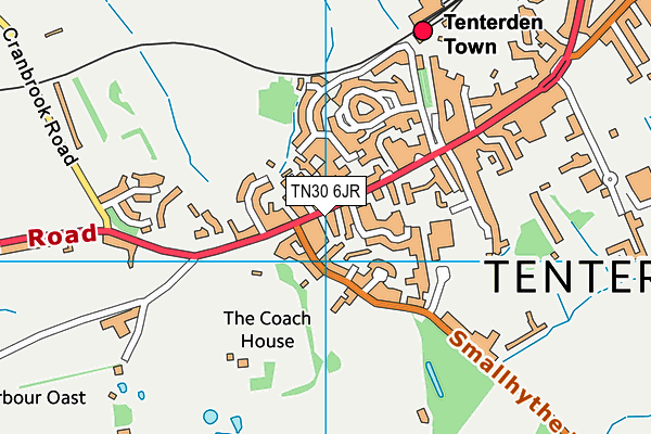 TN30 6JR map - OS VectorMap District (Ordnance Survey)