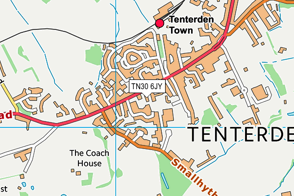 TN30 6JY map - OS VectorMap District (Ordnance Survey)