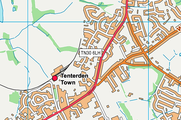 TN30 6LH map - OS VectorMap District (Ordnance Survey)