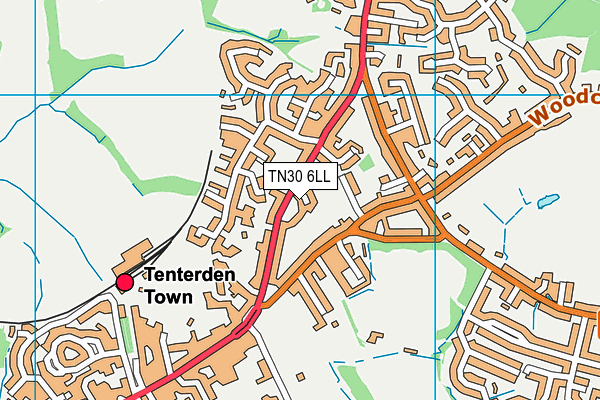 TN30 6LL map - OS VectorMap District (Ordnance Survey)