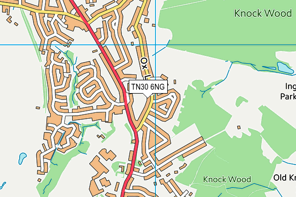 Map of WARD, BAILLIE LIMITED at district scale