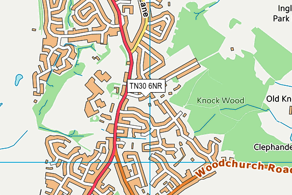 TN30 6NR map - OS VectorMap District (Ordnance Survey)