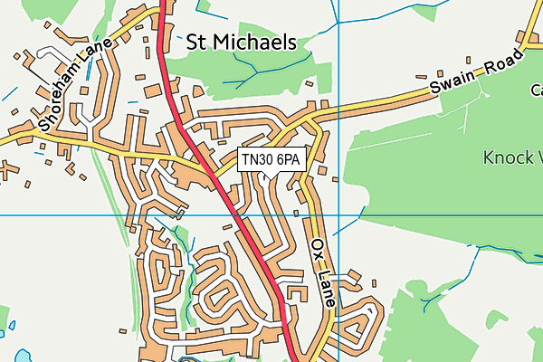 Map of J PEACHEY LTD at district scale