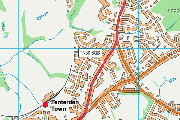 TN30 6QB map - OS VectorMap District (Ordnance Survey)