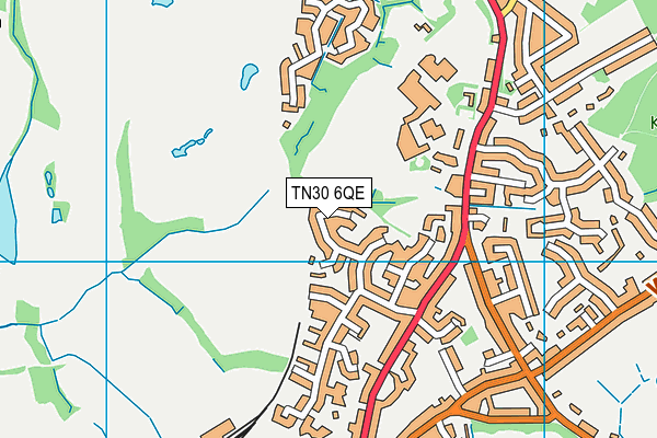 TN30 6QE map - OS VectorMap District (Ordnance Survey)