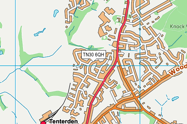 TN30 6QH map - OS VectorMap District (Ordnance Survey)
