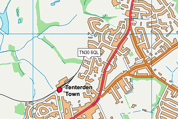 TN30 6QL map - OS VectorMap District (Ordnance Survey)