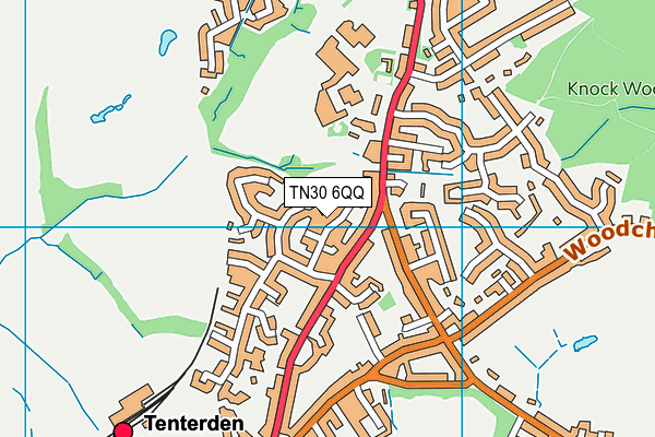 TN30 6QQ map - OS VectorMap District (Ordnance Survey)