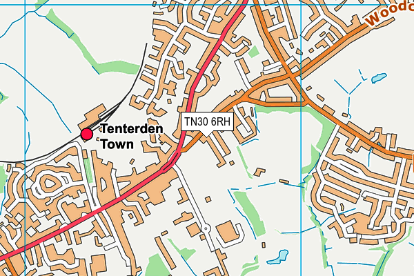 TN30 6RH map - OS VectorMap District (Ordnance Survey)