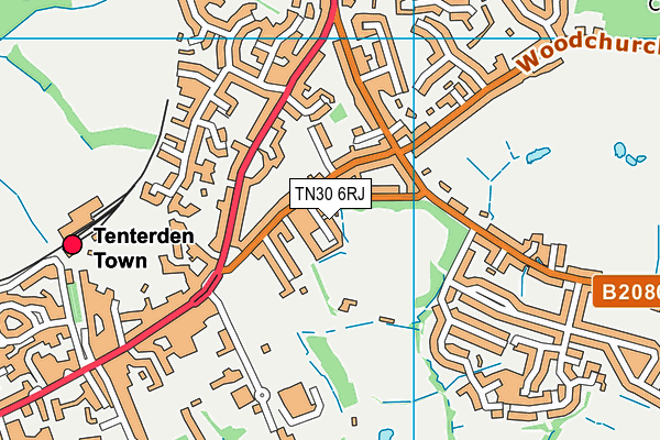 TN30 6RJ map - OS VectorMap District (Ordnance Survey)