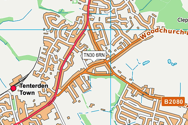 TN30 6RN map - OS VectorMap District (Ordnance Survey)