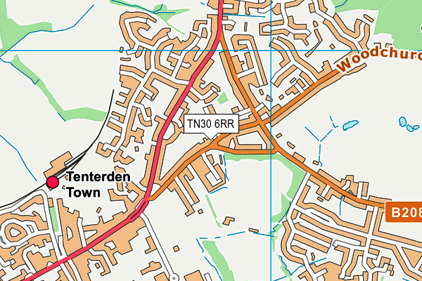 TN30 6RR map - OS VectorMap District (Ordnance Survey)
