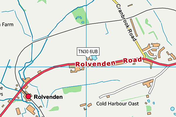 TN30 6UB map - OS VectorMap District (Ordnance Survey)