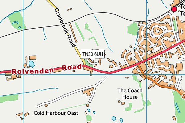 TN30 6UH map - OS VectorMap District (Ordnance Survey)