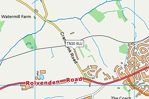 TN30 6UJ map - OS VectorMap District (Ordnance Survey)