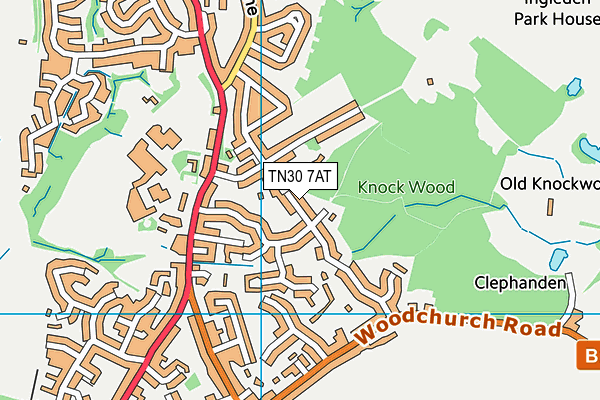 TN30 7AT map - OS VectorMap District (Ordnance Survey)