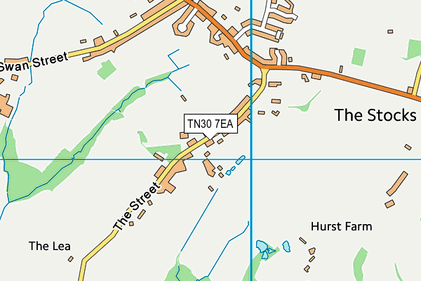 TN30 7EA map - OS VectorMap District (Ordnance Survey)