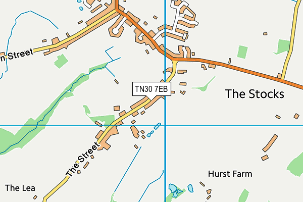 TN30 7EB map - OS VectorMap District (Ordnance Survey)