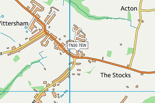 TN30 7EW map - OS VectorMap District (Ordnance Survey)