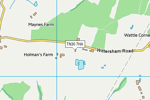 TN30 7HA map - OS VectorMap District (Ordnance Survey)