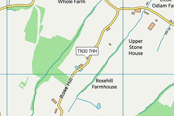 TN30 7HH map - OS VectorMap District (Ordnance Survey)