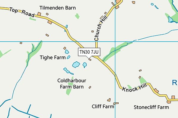 TN30 7JU map - OS VectorMap District (Ordnance Survey)