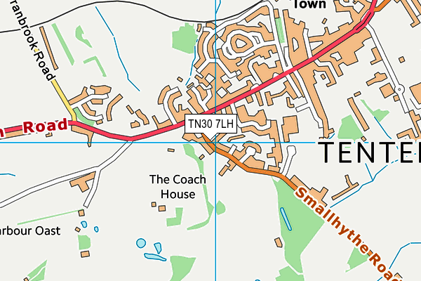 TN30 7LH map - OS VectorMap District (Ordnance Survey)