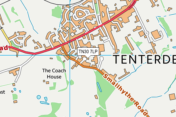 TN30 7LP map - OS VectorMap District (Ordnance Survey)