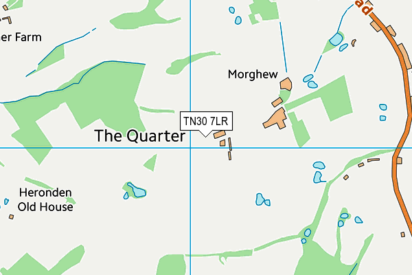 TN30 7LR map - OS VectorMap District (Ordnance Survey)