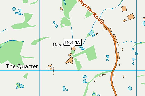 TN30 7LS map - OS VectorMap District (Ordnance Survey)
