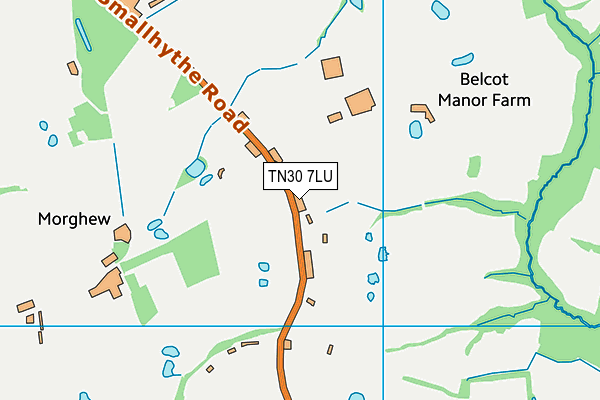 TN30 7LU map - OS VectorMap District (Ordnance Survey)