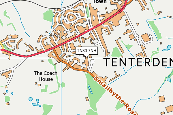 Map of TENTERDEN ELECTRICAL LTD at district scale