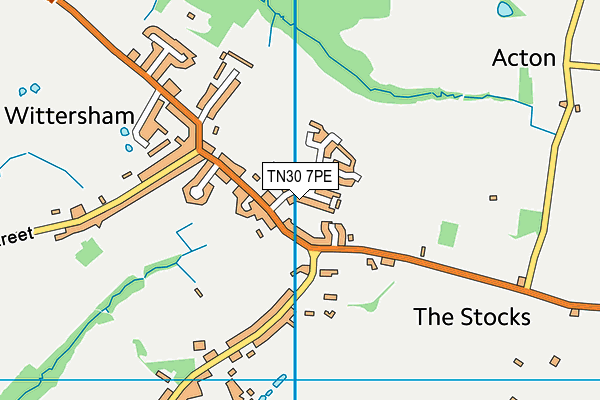 TN30 7PE map - OS VectorMap District (Ordnance Survey)