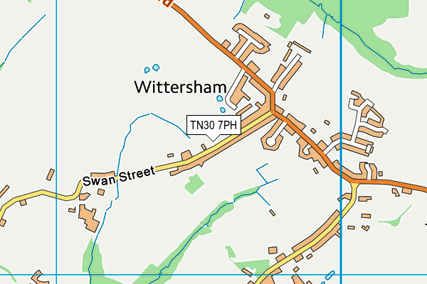 TN30 7PH map - OS VectorMap District (Ordnance Survey)
