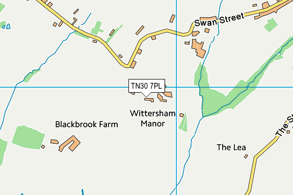 TN30 7PL map - OS VectorMap District (Ordnance Survey)