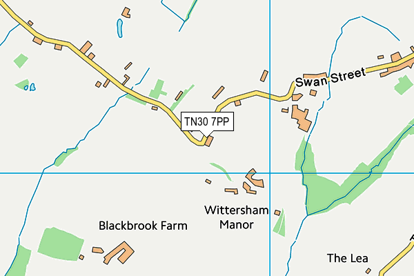 TN30 7PP map - OS VectorMap District (Ordnance Survey)