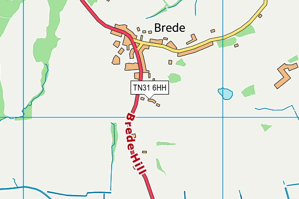 TN31 6HH map - OS VectorMap District (Ordnance Survey)