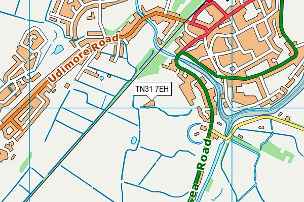 TN31 7EH map - OS VectorMap District (Ordnance Survey)
