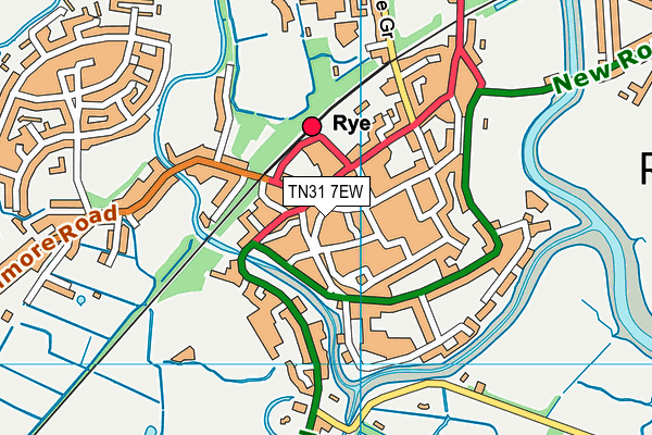 TN31 7EW map - OS VectorMap District (Ordnance Survey)