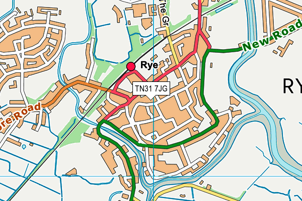 Map of RYE FOOD AND DRINK LIMITED at district scale