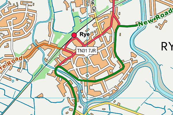 TN31 7JR map - OS VectorMap District (Ordnance Survey)