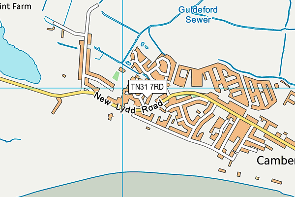 TN31 7RD map - OS VectorMap District (Ordnance Survey)