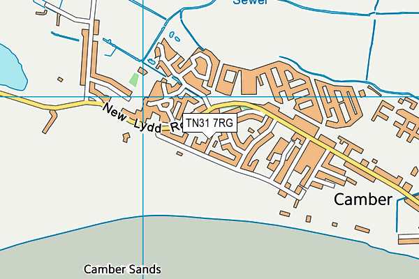 TN31 7RG map - OS VectorMap District (Ordnance Survey)