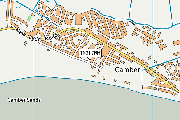TN31 7RH map - OS VectorMap District (Ordnance Survey)